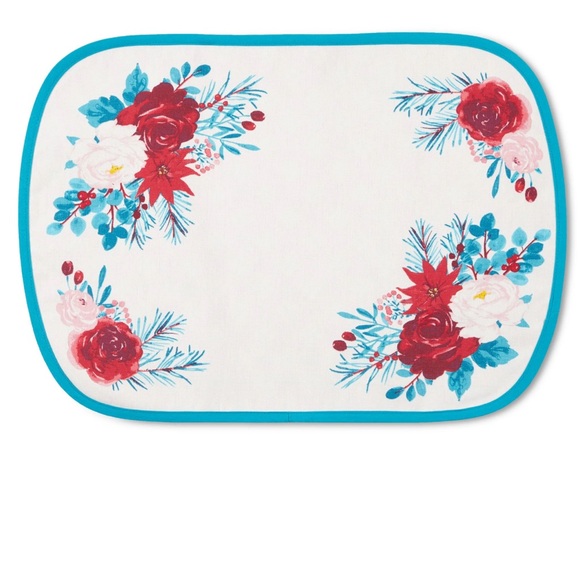 The Pioneer Woman Wishful Winter Reverasble Placemat lot of 6 Sz 14 “x 20 “ - Picture 2 of 8